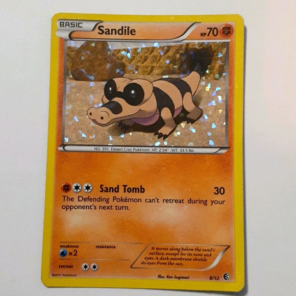 sandile pokemon card Sandile - 216/198 Holo Ultra Rare main image 1